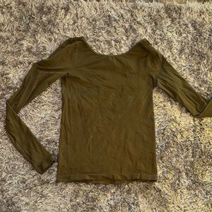 FP Movement by Free People Olive Long Sleeve Top